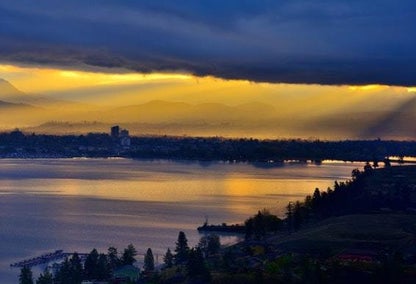 Okanagan Lake and Kelowna
